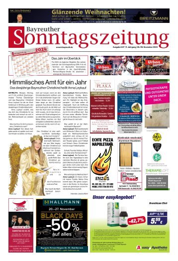 2023-11-26 Bayreuther Sonntagszeitung