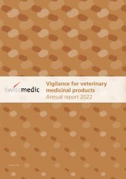 Vigilance for veterinary medicinal products - Annual report 2022