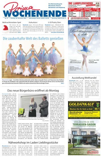 Prima Wochenende 47 2023