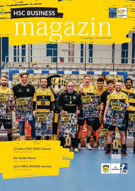 HSC-Businessmagazin 2. Ausgabe Saison 21/22