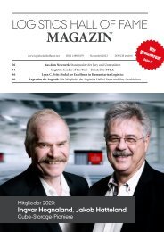 Logistics Hall of Fame Magazin 2023