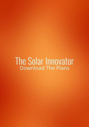 The Solar Innovator PDF Book, 3D Sphere Plans Blueprints