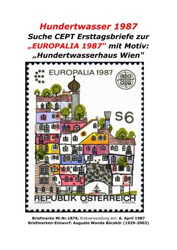 Hundertwasser Die EUROPALIA 1987
