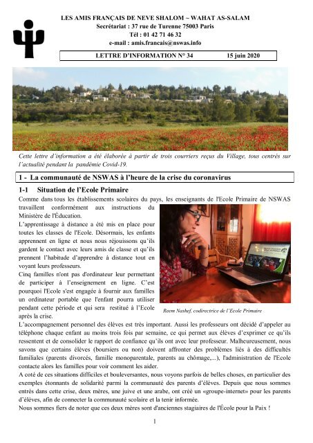 Lettre d'info n°34