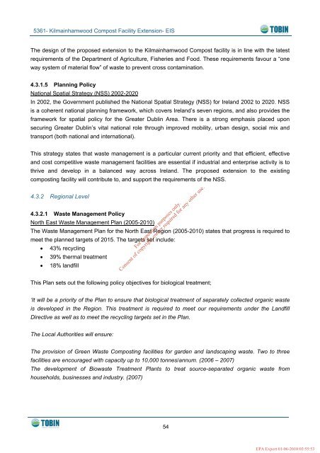 environmental impact statement kilmainhamwood compost facility ...