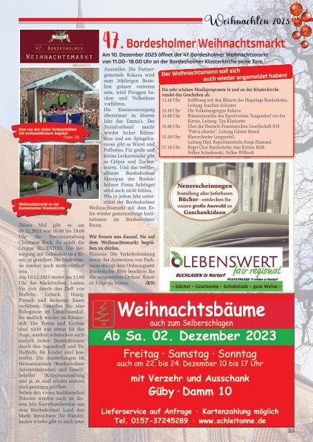 Holsteiner KlöönSNACK - Ausgabe Rendsburg / Mittelholstein - Dezember 2023