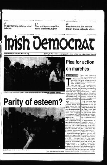 Irish Democrat August - September 1996