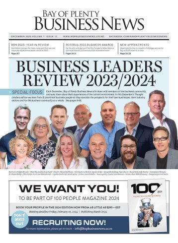 December 2023 - Bay of Plenty Business News