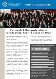 ICB Term Four Newsletter 2023 