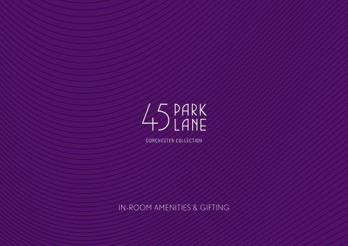 45 Park Lane Amenities Brochure