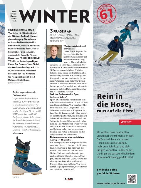 SPORTaktiv Winterguide Deutschland 2023