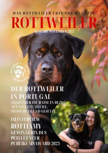 Rottweiler - Das Magazin Ausgabe November 2023