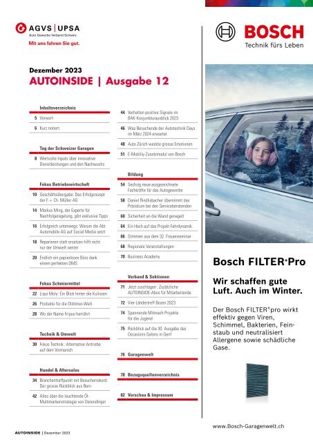 AUTOINSIDE Ausgabe 12 – Dezember 2023