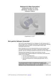 Safexpert 8.0 Handbuch - IBF