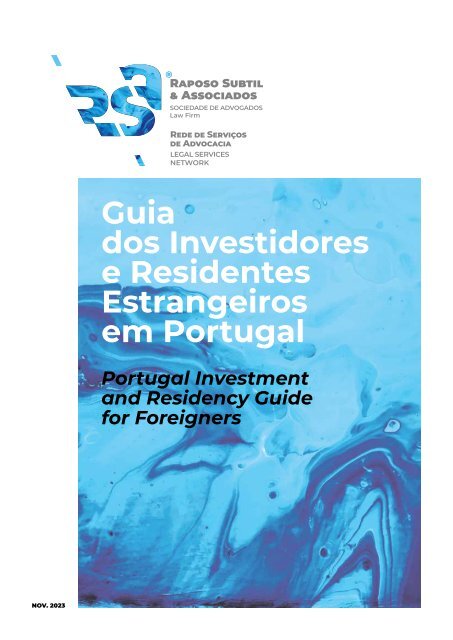  Guia dos Investidores e Residentes Estrangeiros em Portugal