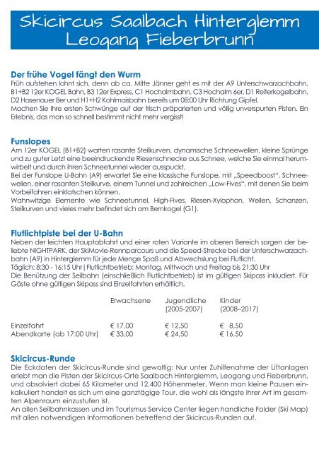 Winterinformationen über Viehhofen 2023/2024