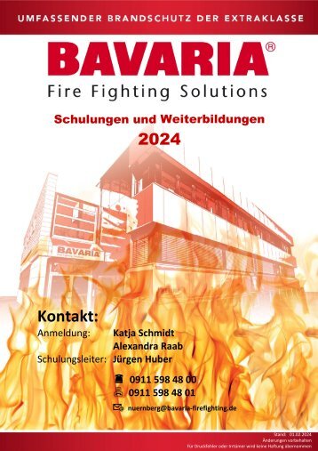 BAVARIA Schulungskatalog 2024