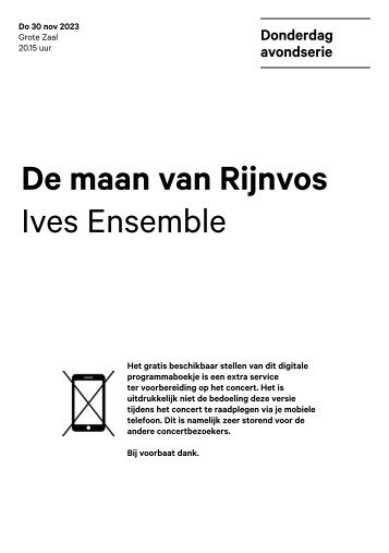 2023 11 30 De maan van Rijnvos - Ives Ensemble