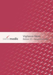 Swissmedic Vigilance-News 