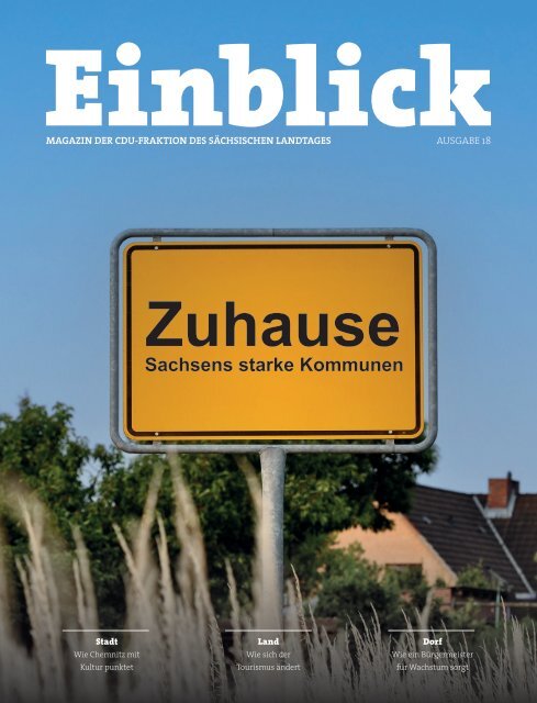 CDU-Magazin Einblick (Ausgabe 18) - Thema: Kommunen