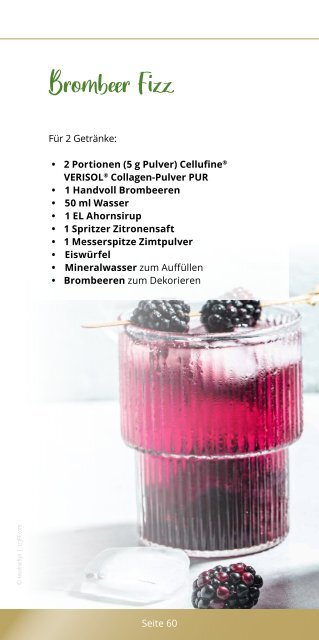 Schöne Haut dank Verisol Collagen-Drink: Rezepte für jeden Tag