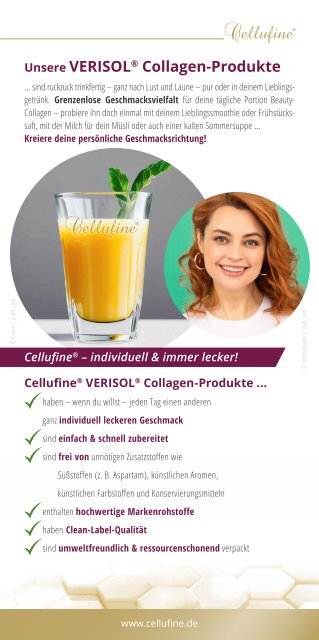 Schöne Haut dank Verisol Collagen-Drink: Rezepte für jeden Tag