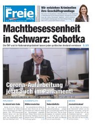 Machtbesessenheit in Schwarz: Sobotka