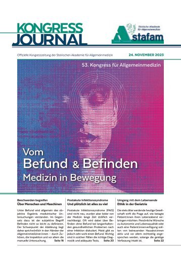 53. Kongress der Allgemeinmedizin - KongressJournal