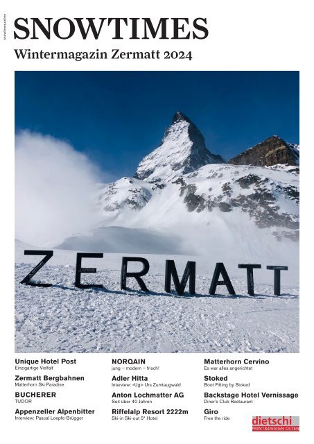 Snowtimes Zermatt 2024 