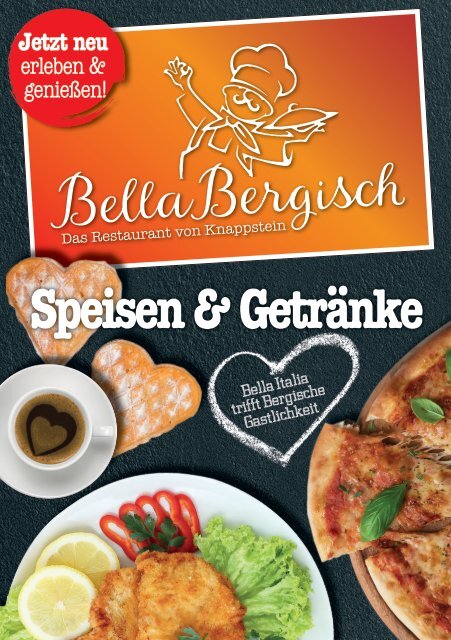 Speisekarte Bella Bergisch - Neu