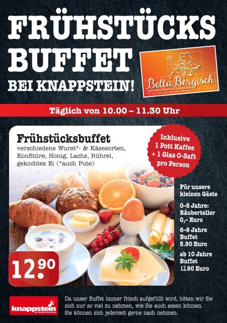 Frühstück Buffett Bella Bergisch