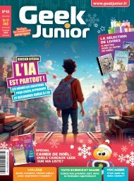 Geek Junior N°40 - décembre 2023 - Extrait