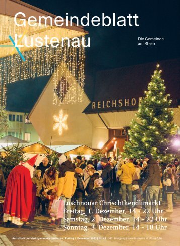 Gemeindeblatt Lustenau Nr. 48 | Freitag, 1. Dezember 2023