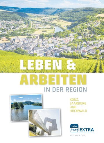 Leben & Arbeiten in der Region Konz, Saarburg und Hochwald - November 2023