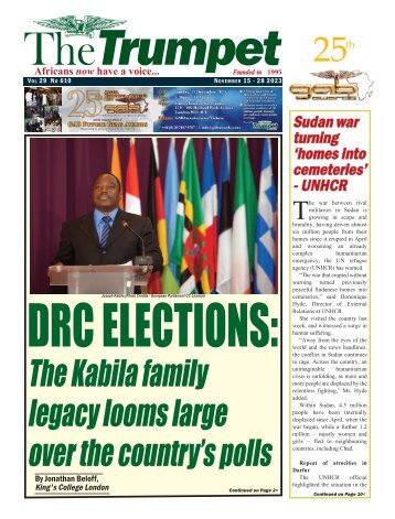 The Trumpet Newspaper Issue 610 (November 15 - 28 2023)