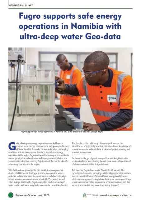 Africa Surveyors September-October issue 2023