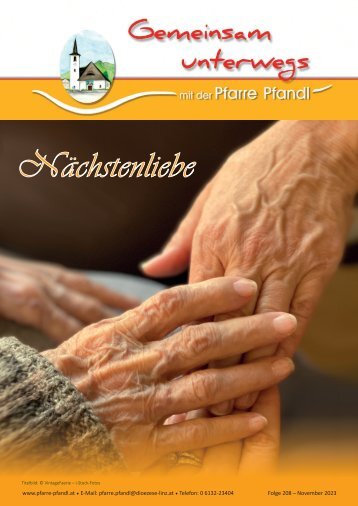 Pfarrblatt der Pfarre Pfandl Nr. 208