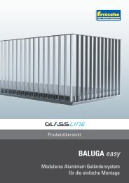 Baluga easy Aluminium Geländersystem