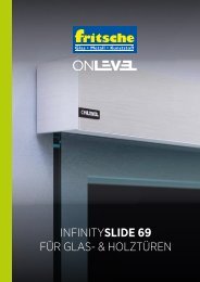 ONLEVEL InfinitySlide69 Schiebetürsystem