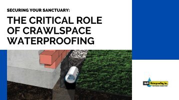 Securing Your Sanctuary: The Critical Role of Crawlspace Waterproofing