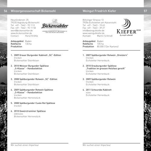 Riesling, Pinot Noir & Co. 2012 Katalog - Deutsches Weininstitut