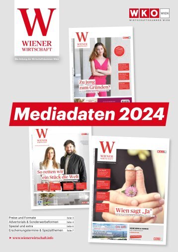 Wiener Wirtschaft Mediadaten 2024