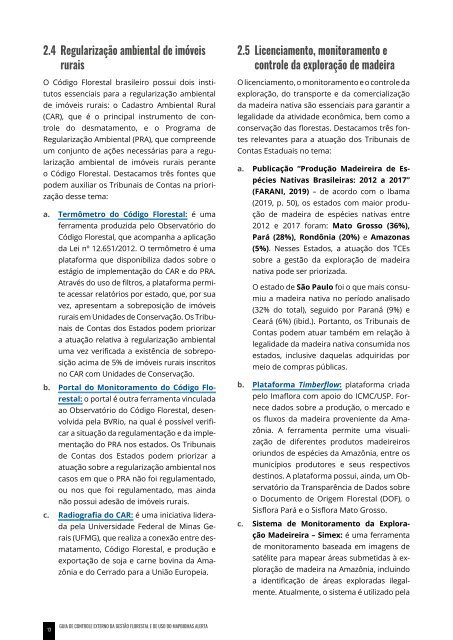 Guia de Controle Externo da Gestão Florestal e de Uso do MapBiomas Alerta