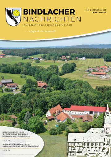 Bindlacher Nachrichten - 02.12.2023