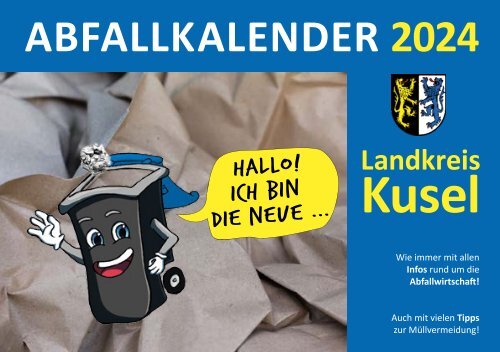 Abfallkalender 2024 Landkreis Kusel