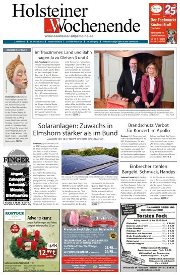 Holsteiner am Wochenende 48 2023