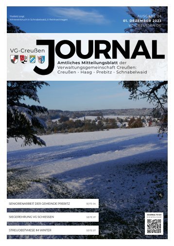 Creussen Journal -  Ausgabe 01.12.2023