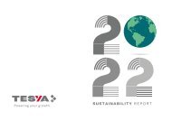 TESYA sustainability report 2022