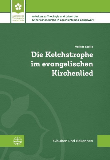 Volker Stolle: Die Kelchstrophe im evangelischen Kirchenlied (Leseprobe)