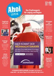 Ahoi Leipzig Doppelausgabe Dezember 2023 Januar 2024